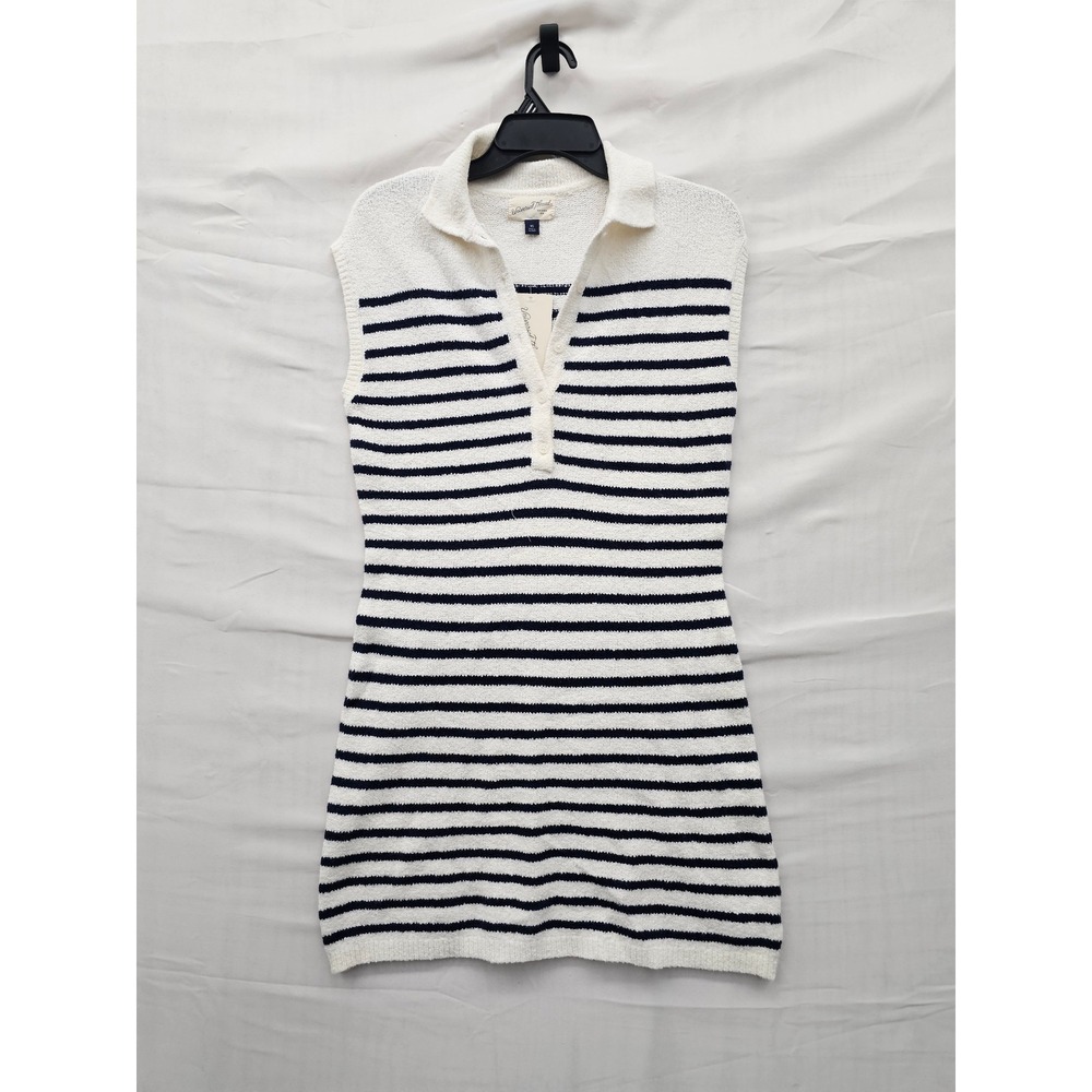 Universal Thread Womens Sleeveless Sweater Dress Navy Blend Casual Size XS‎